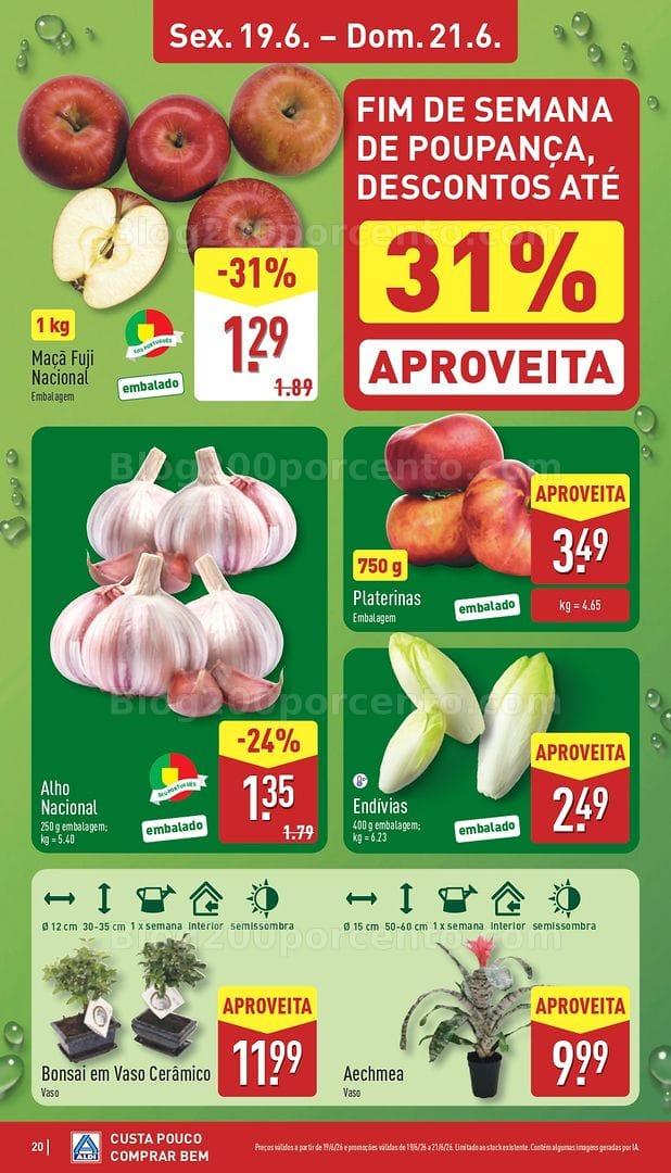 Antevisão Folheto ALDI Promoções de 15 a 21 junho